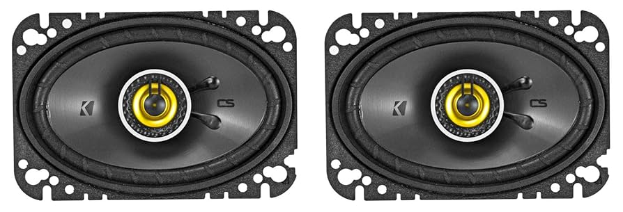 Amazon.com: KICKER 2 46CSC6934 6x9 450w Car Audio Speakers+2
